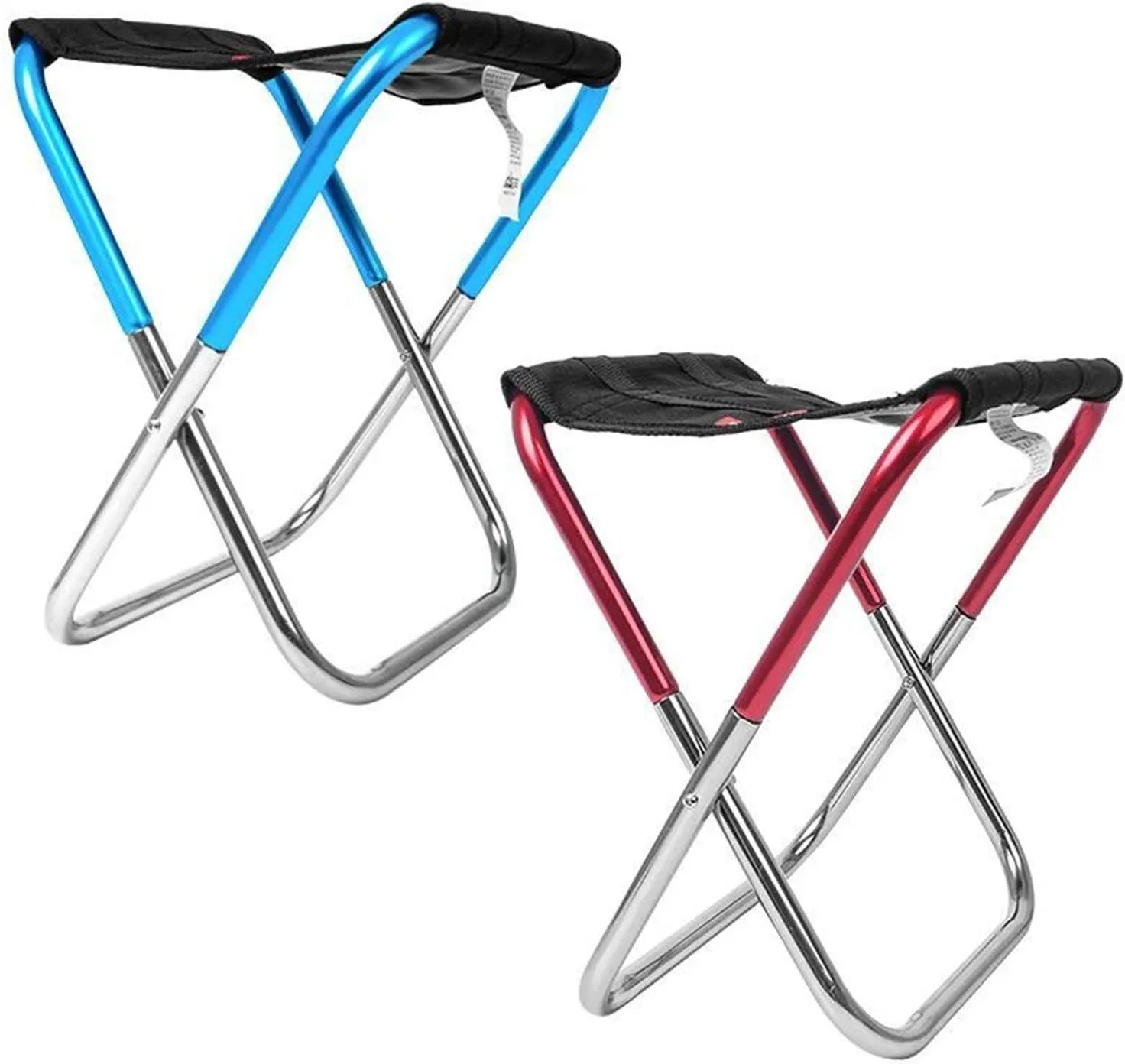 Camping Stool, Small Folding Chair, The Outdoor Folding Chair Simple Folding Stool Portable Camping Fishing Train Stool Stool Camping Chair (Color : RED)
