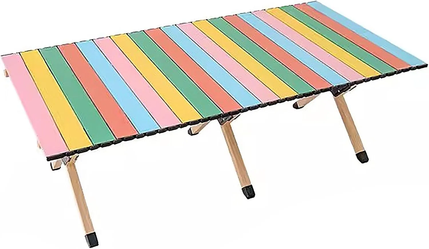 Camping Table, Aluminum Camping Table, Portable Folding Table, Outdoor Portable Picnic Table, for Outdoor, Picnic, Beach, Hiking (Size : B)