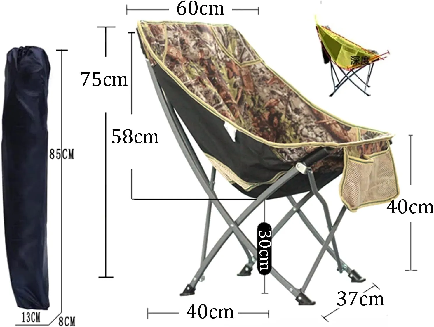 Camping Table Chairs Aluminum Alloy and Chair Set, The Roll-up Desktop is Convenient to Carry and Store, Multifunctional Camping Picnic Table