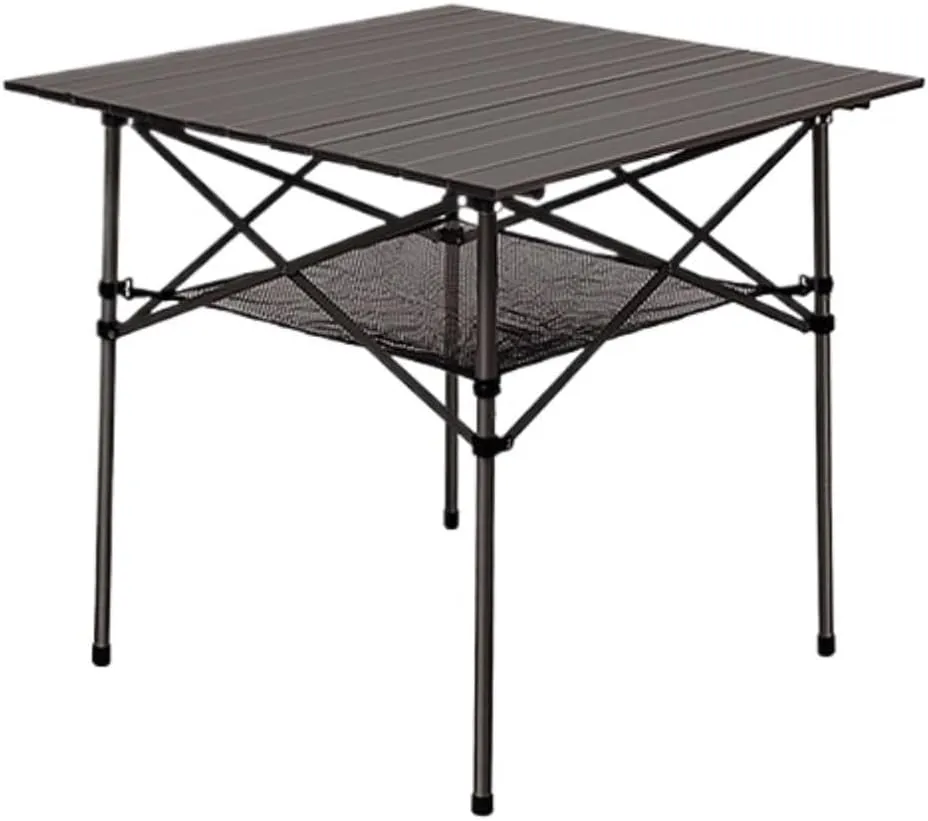 Camping Table Folding Table Outdoor Table Outdoor Folding Table Lightweight Compact Aluminum Camping Table Roll Up Portable Camp Square Tables Folding Camping Table