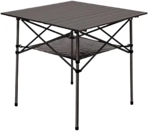 Camping Table Folding Table Outdoor Table Outdoor Folding Table Lightweight Compact Aluminum Camping Table Roll Up Portable Camp Square Tables Folding Camping Table