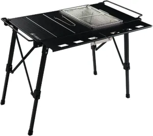 Camping Table Lightweight Foldable, Aluminum Roll-up Table with Easy Carrying Bag, for Outdoor Camping, Hiking