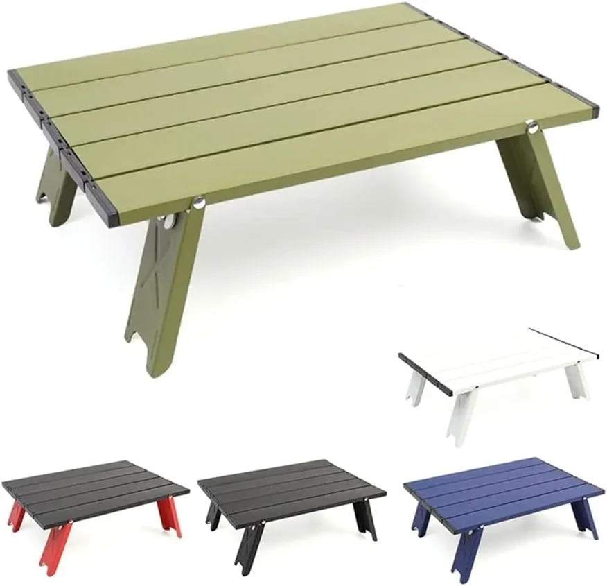 camping table Outdoor Mini Folding Table Camping Tent Table Camping Portable Coffee Table Home Bed Computer Table Aluminum Table Foldable and lightweight camping table