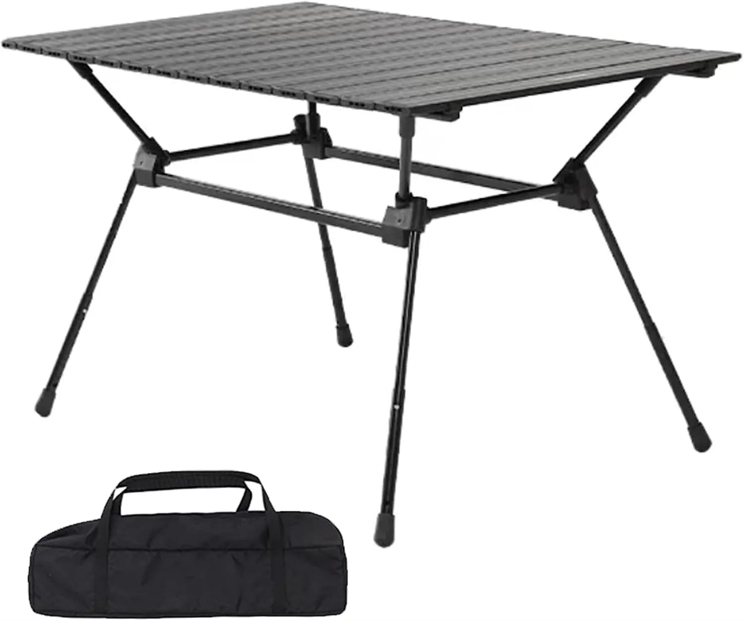 Camping Tables Folding Table Height Adjustable,Lightweight Aluminum Picnic Table,Outdoor Indoor Camp Tables for Hiking Travel Outside BBQ