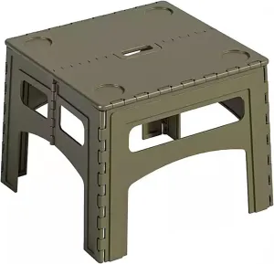 Camping Tables, Outdoor Folding Table, Folding Camping Table, Foldable Picnic Table, Camping Table, Suitable for Backpacking, Cooking, Garden (Color : Green, Size : C)