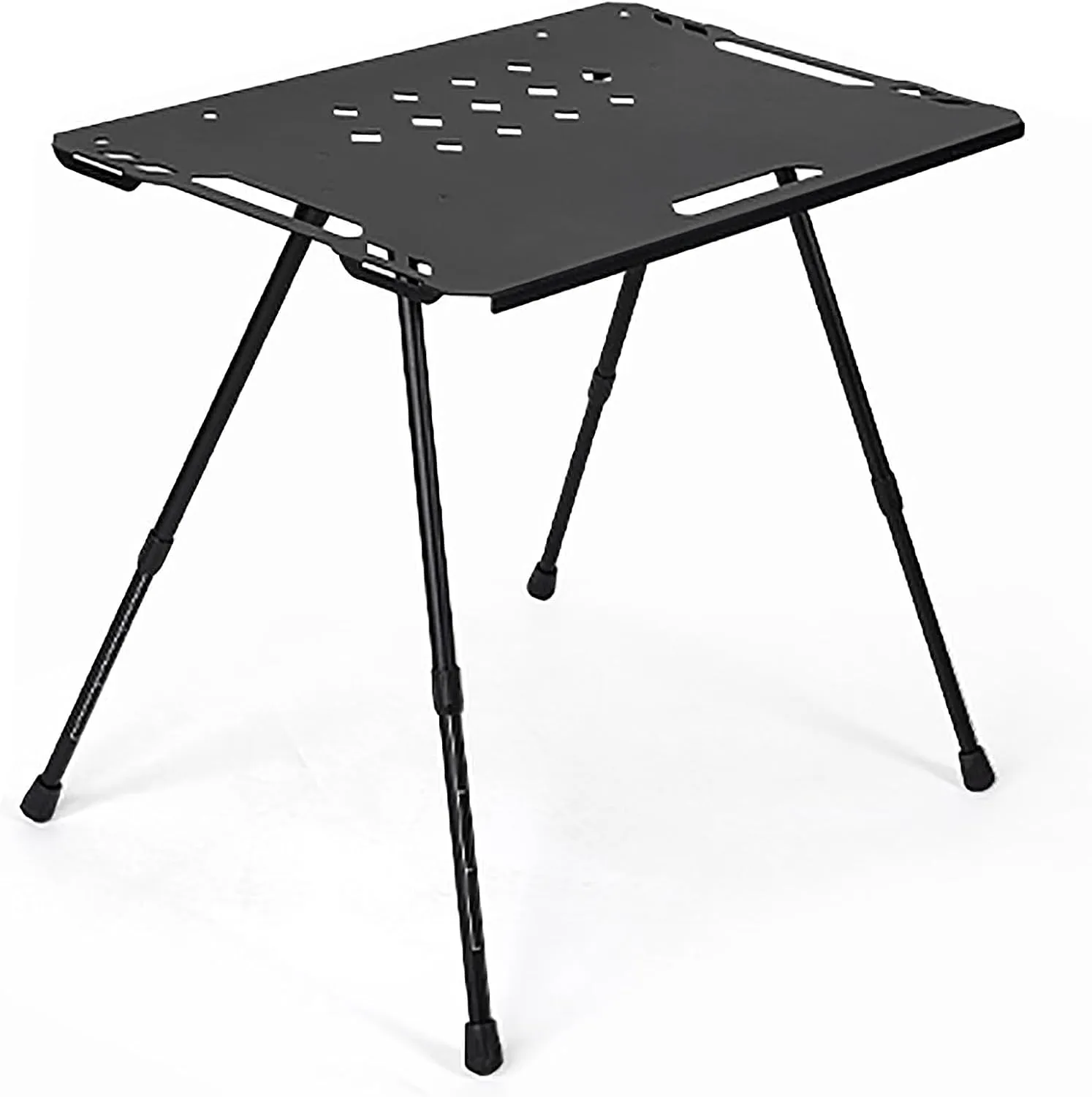 Camping Tables That Fold up Lightweight, Camping Table, Aluminum Camp Table, Lightweight Camping Equipment, for BBQ Garden Backyard (Color : Black, Size : A)