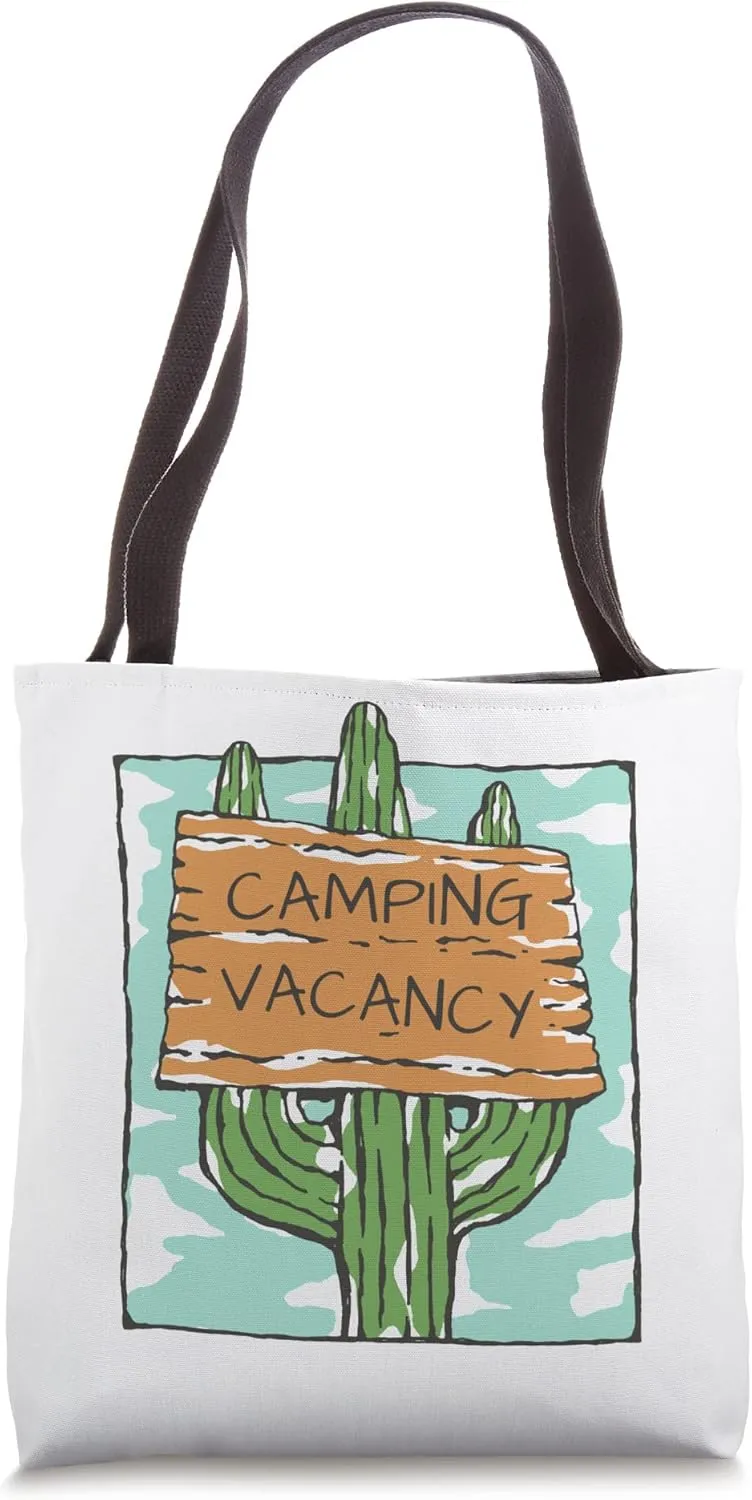 Camping Vacancy Nature Tote Bag