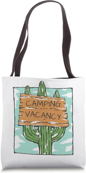 Camping Vacancy Nature Tote Bag