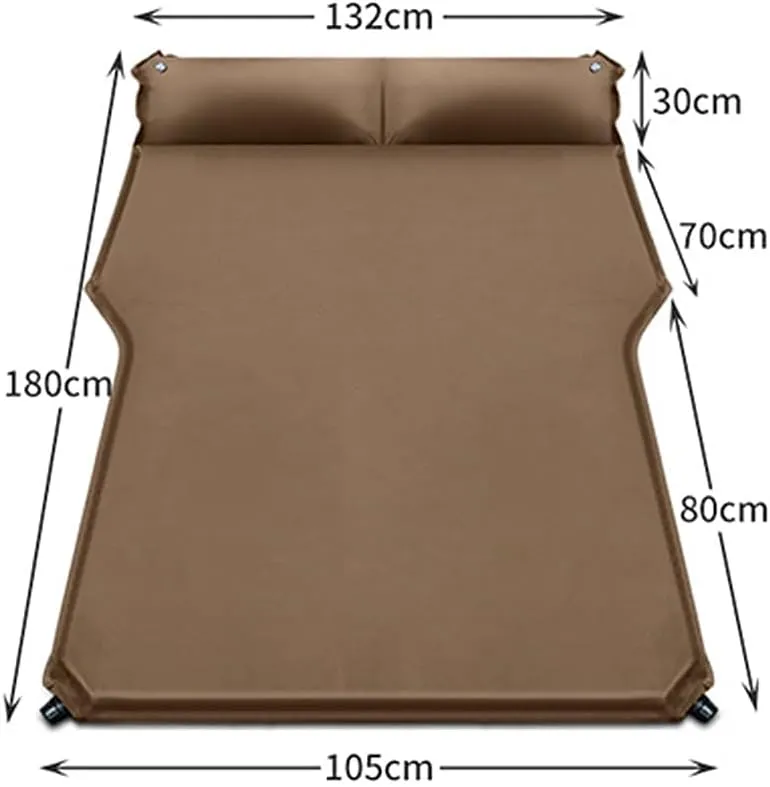 Car Inflatable Mattress for Suburban/GMC Yukon XL 2021 2022 2023 2024 Portable Air Sleeping Bed with Pillow Camping Travel Cot Inflatable Trunk Sleeping Pad,Pink