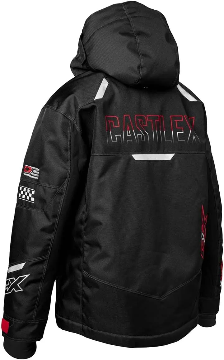 Castle X Youth Strike G6 Jacket (Black/Red - Medium)