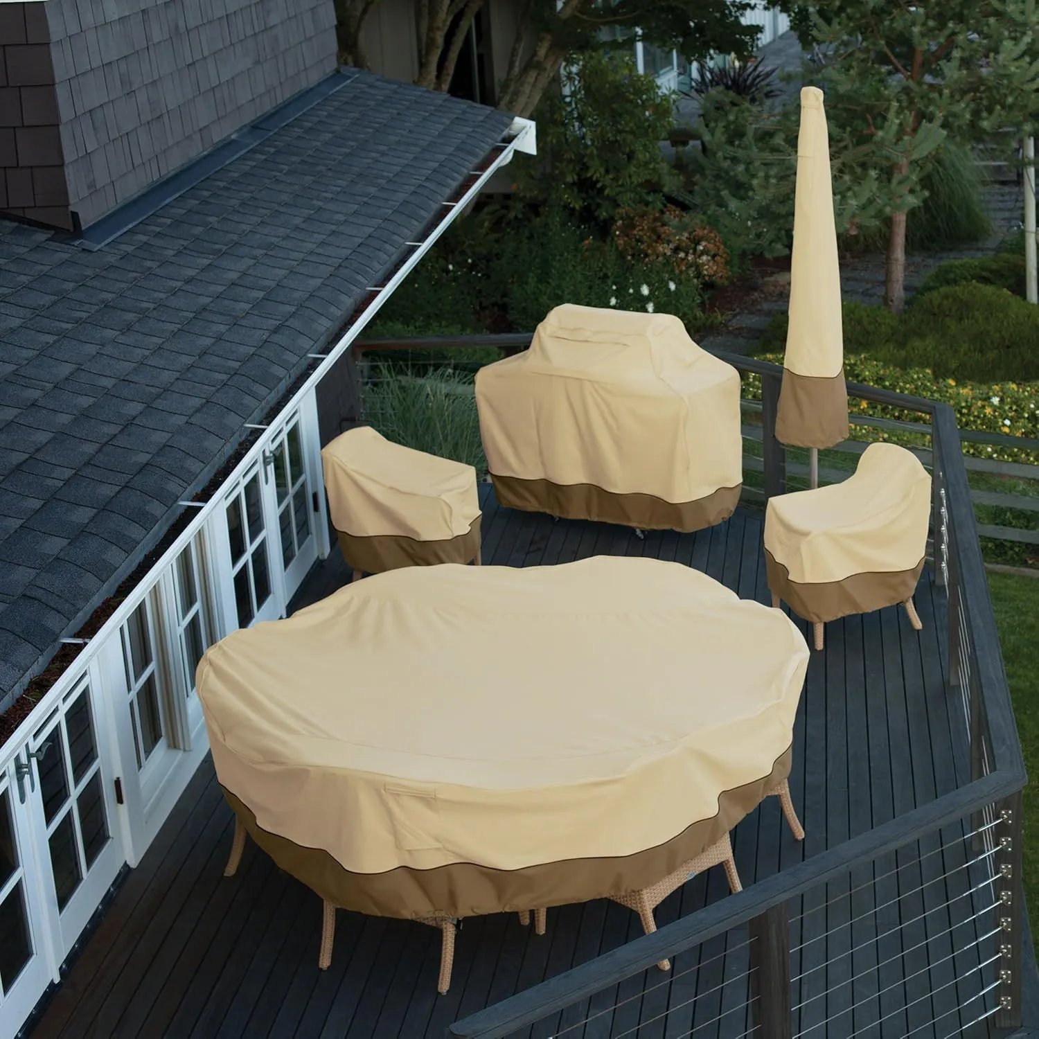 Classic Accessories Veranda Water-Resistant 31.5 Inch Adirondack Chair Cover, Patio Furniture Covers
