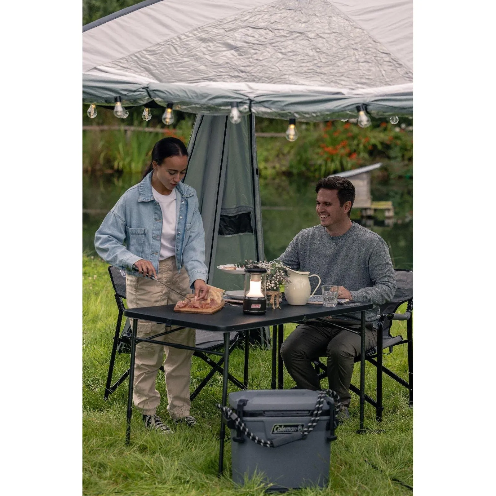 Coleman 6FT Fold In Half Table Camping Table