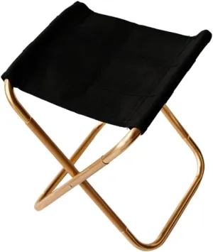 Collapsible Stool for Camping Portable Aluminum Folding Stool Compact and Easy to Carry Suitable for Travel and Outdoor Use