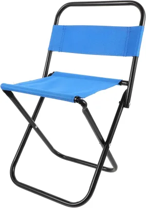 Compact Lightweight Folding Chair for Camping Fishing and Outdoor Events Portable Multi Use Stool with Sturdy Frame Space Saving Design for Travel and Sports