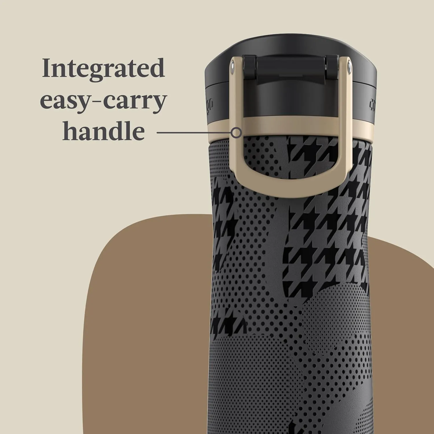 Contigo x Ally Love Jackson Chill 2.0, Stainless Steel, Autopop Lid, 24oz, Licorice