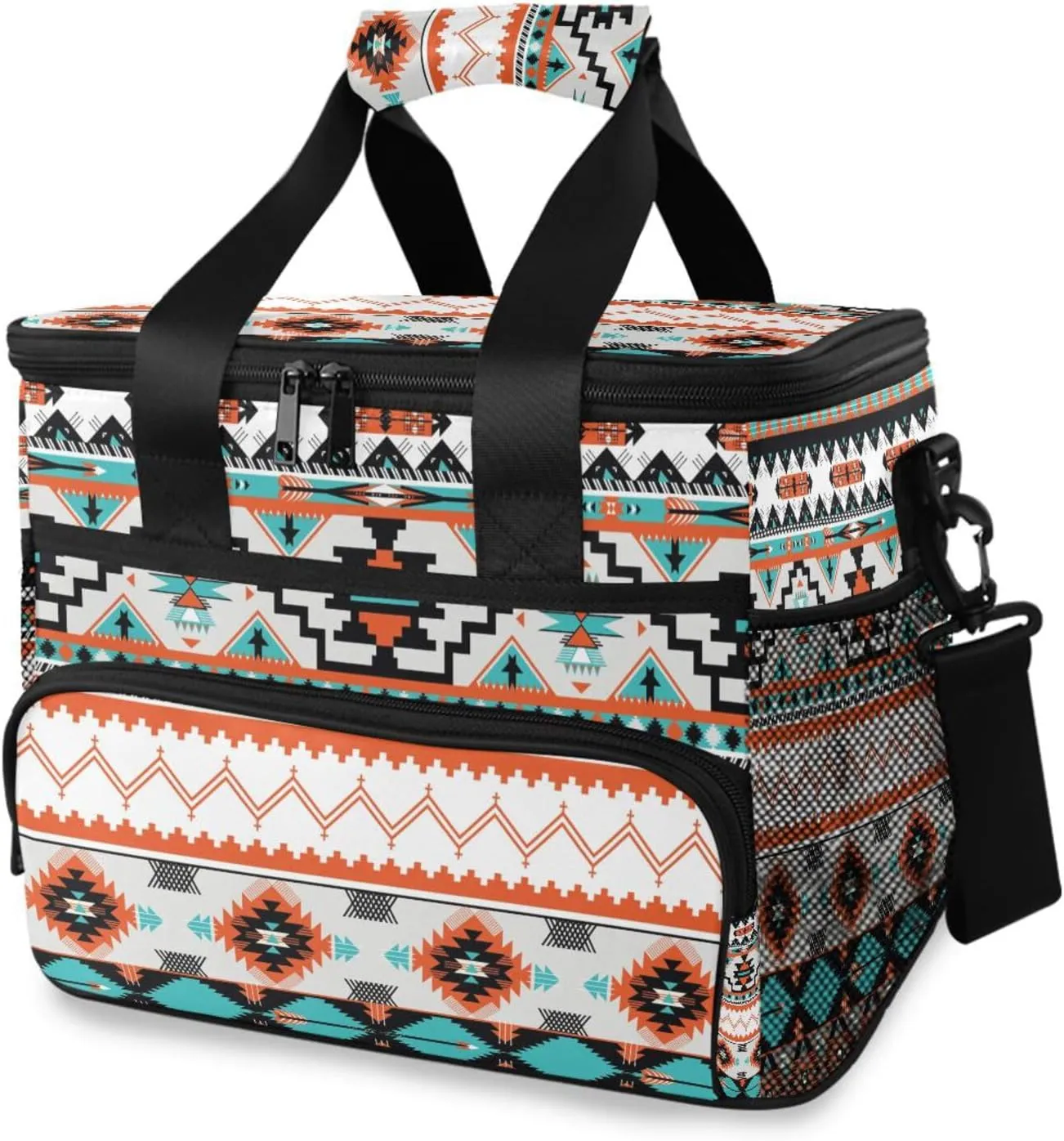 Cooler Bag Insulated Picnic Bag Large Lunch Box Reusable Tote Bag Soft Sided Portable Beach Cooler Grocery Camping