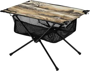 Countryside Pattern Portable Folding Camping Table, Compact Lightweight Beach Table with Carrying Bag for Outdoor Picnics, BBQs, Camp
