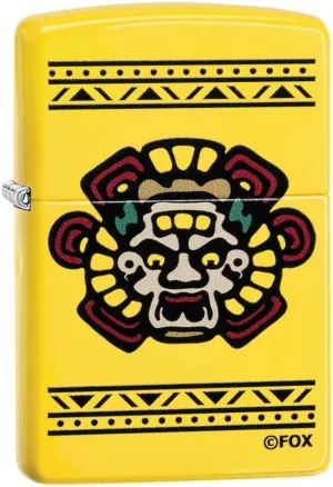 Custom Personalized Zippo Mayans M.C. Lemon Color Windproof Lighter Free Engraving #49020 - Christmas, Halloween & Valentines Day Gift