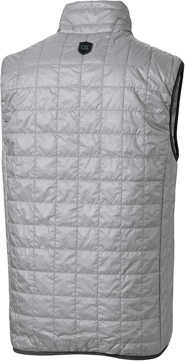 Cutter & Buck Men's Weather Resistant Primaloft Down Alternative Rainier Vest