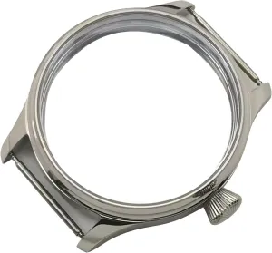 DAGIJIRD 42MM 316L Stainless Steel Silver Polished Watch Case for ETA6497 6498 ST3600 Watch Movement