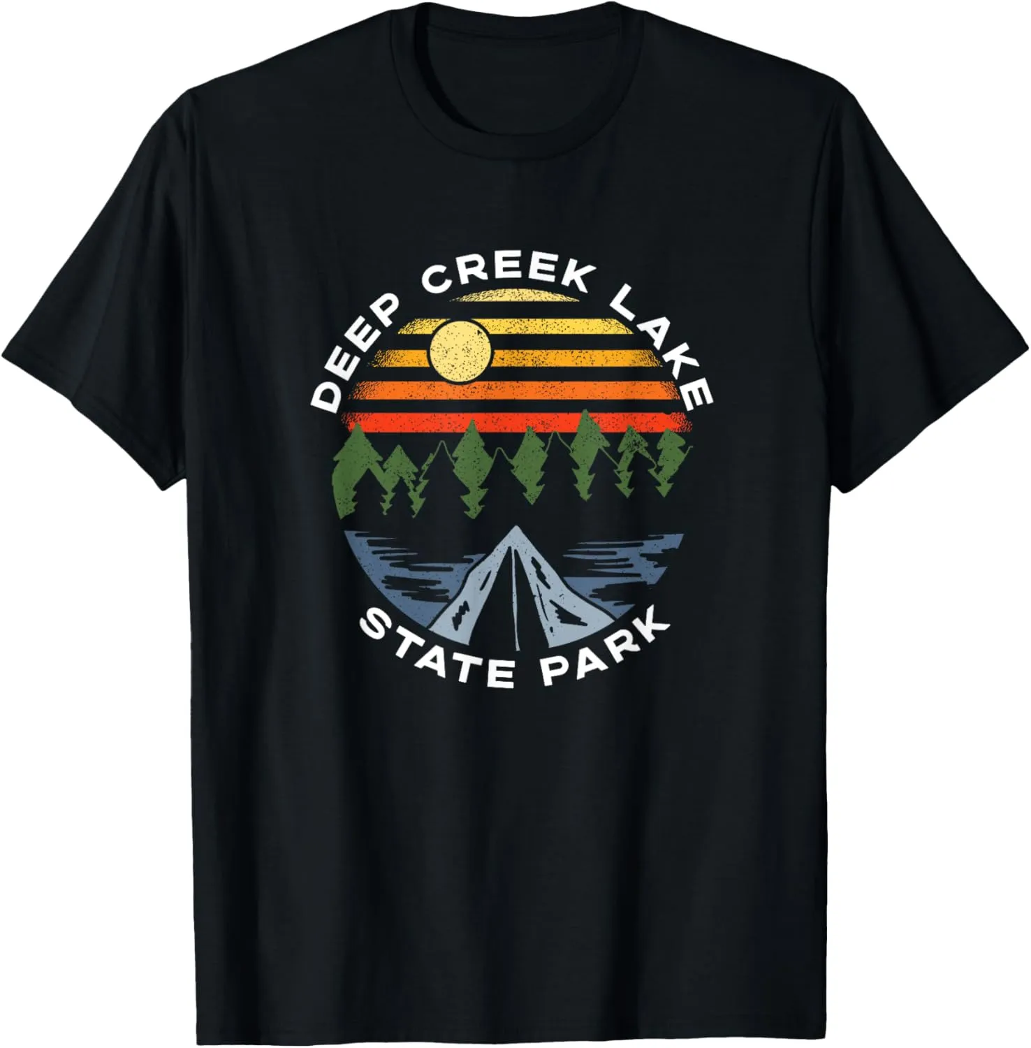 Deep Creek Lake State Park Maryland Forest Vacation Souvenir T-Shirt
