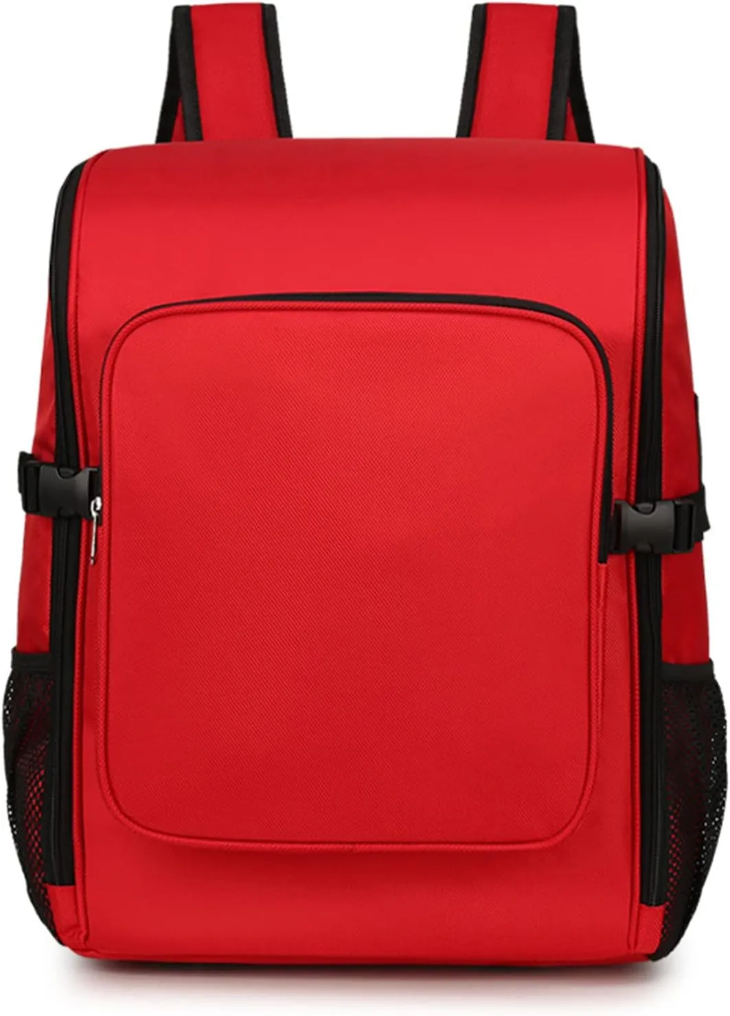 Disaster Relief Backpack, First Aid Kit Bag, Empty Emergency First Aid Medical Backpacks, Large-capacity Outdoor Waterproof Flood Control EquipmentFire Rescue Kits(Red)