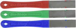 DMT (Diamond Machining Technology) 2.5-in. DiaSharp Diamond Mini-Hone Sharpening Kit of Coarse, Fine, and Extra Fine Grit Sharpeners (D2K)