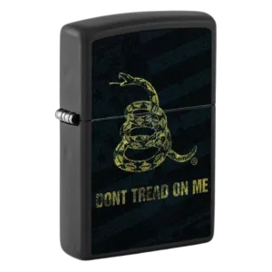 Don't Tread On Me Black Matte Zippo