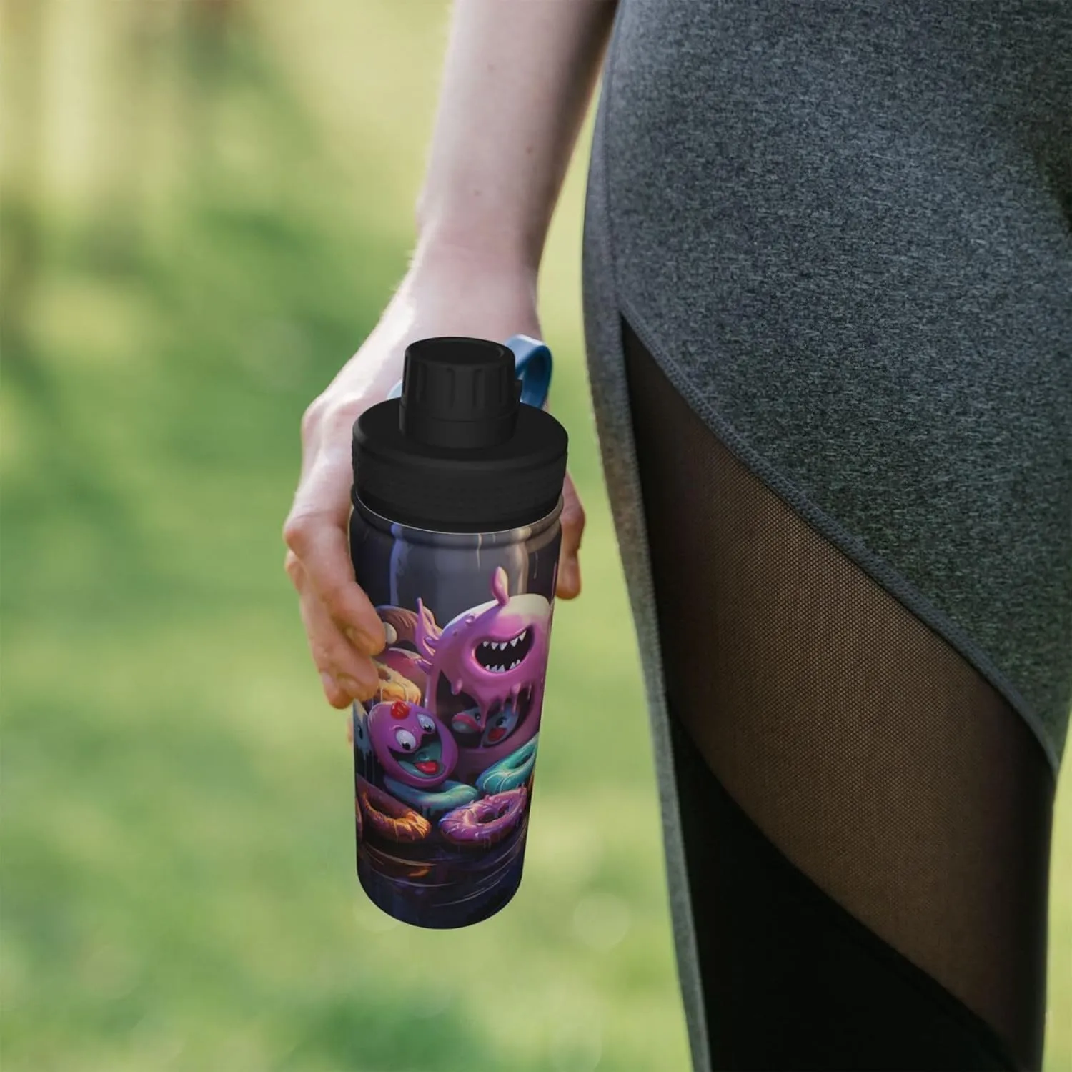 Donuts 18oz Sports Insulated Bottle For Outdoor Activities,Your Ideal Companion Staying Hydrated