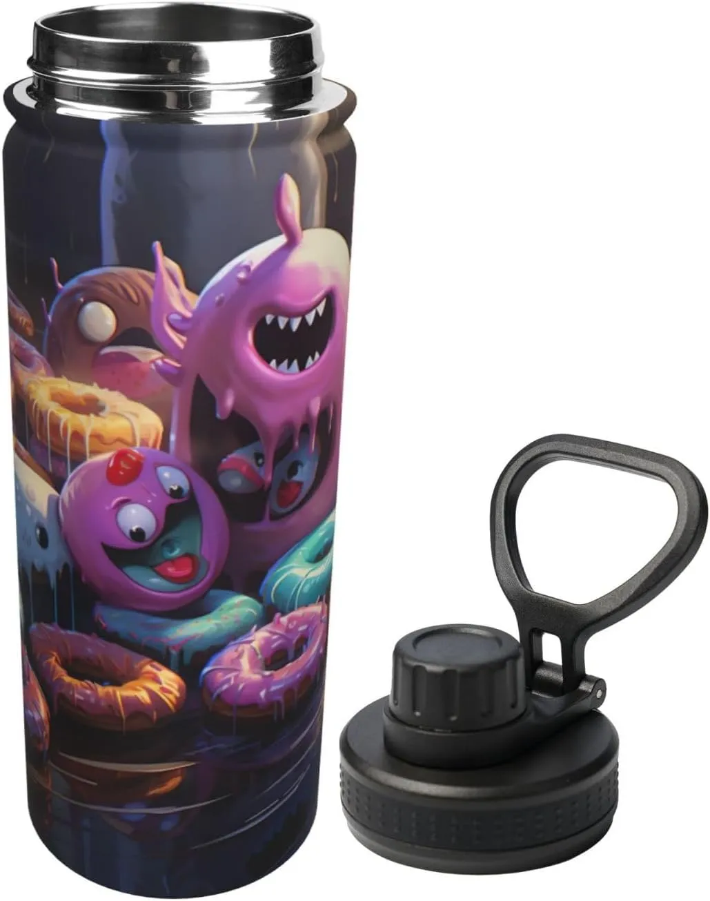 Donuts 18oz Sports Insulated Bottle For Outdoor Activities,Your Ideal Companion Staying Hydrated