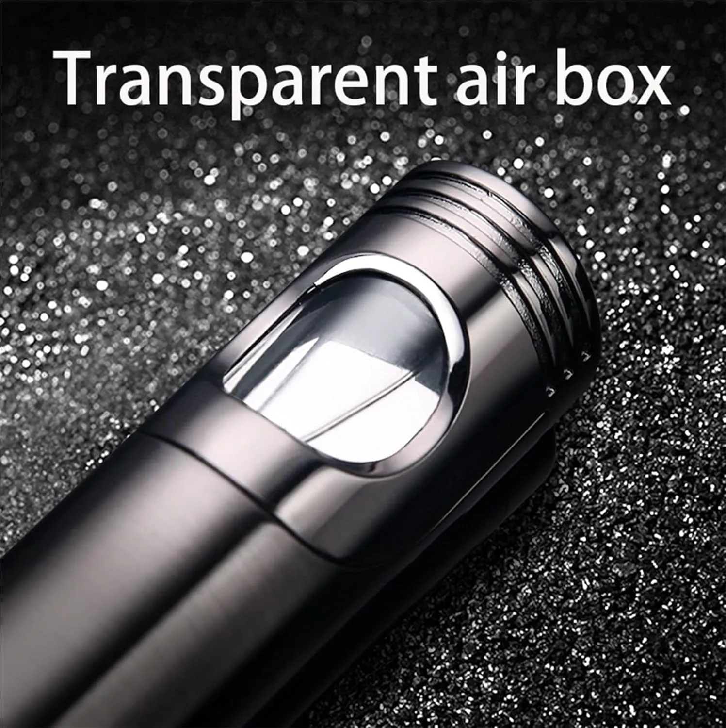 Double Flame Butane Lighter, Metal Windproof Lighter, Adjustable Flame Lighter, can be inflated Repeatedly, Suitable for use in a Variety of scenarios.(Silver)