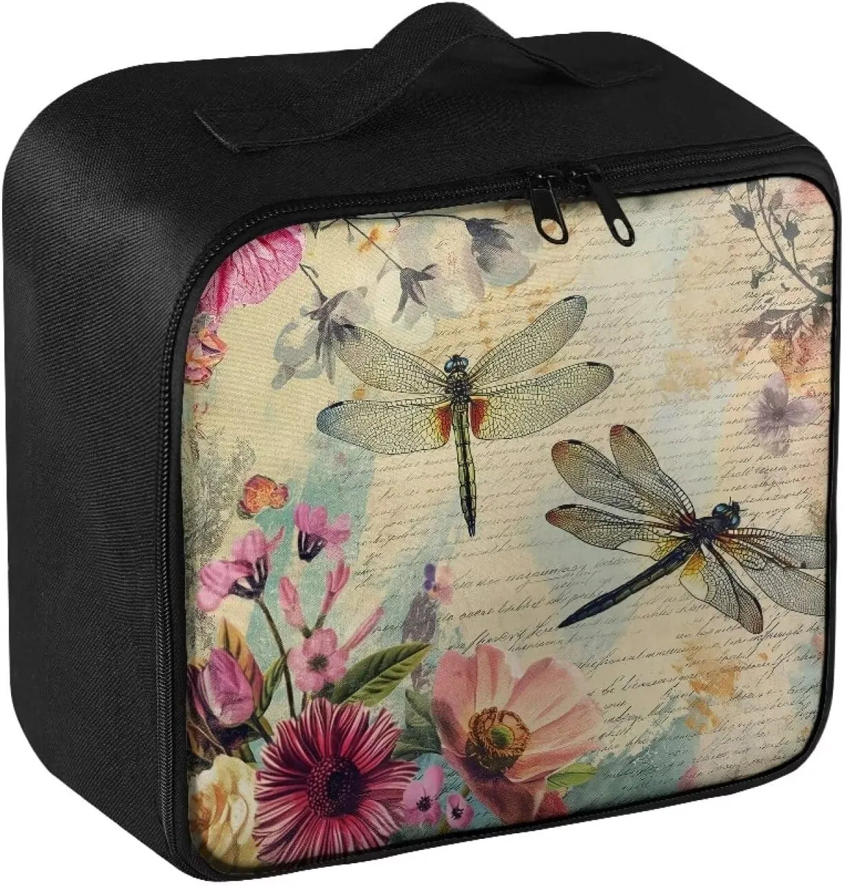 Dragonfly First Aid Bag Empty Travel Medicine Bag Large First Aid Pouches Empty Emergency Trauma Kit Organizer Bag for School, Hiking, Camping, Car, Travel, Dorm