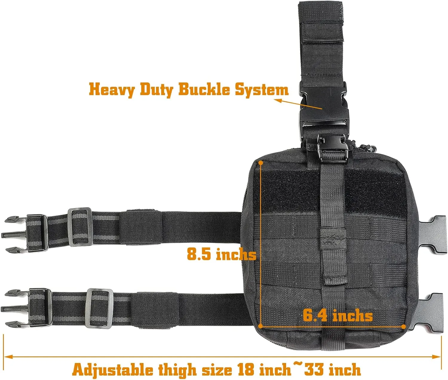 Drop Leg Medical Bag Tactical Rip-Away EMT Medical First Aid Lifesaving Pouch1000D Nylon First Aid Pouch, Big Capacity EMT Pouch Utility, Military First Aid Pouch