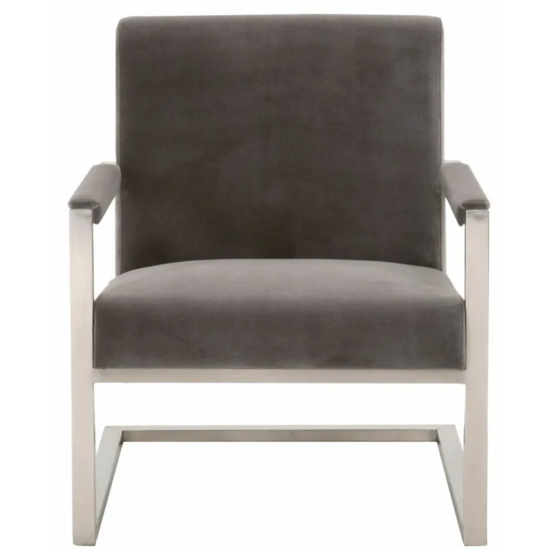 Duckett Club Local shipping options Framed Metal Chair Record-breaking sale