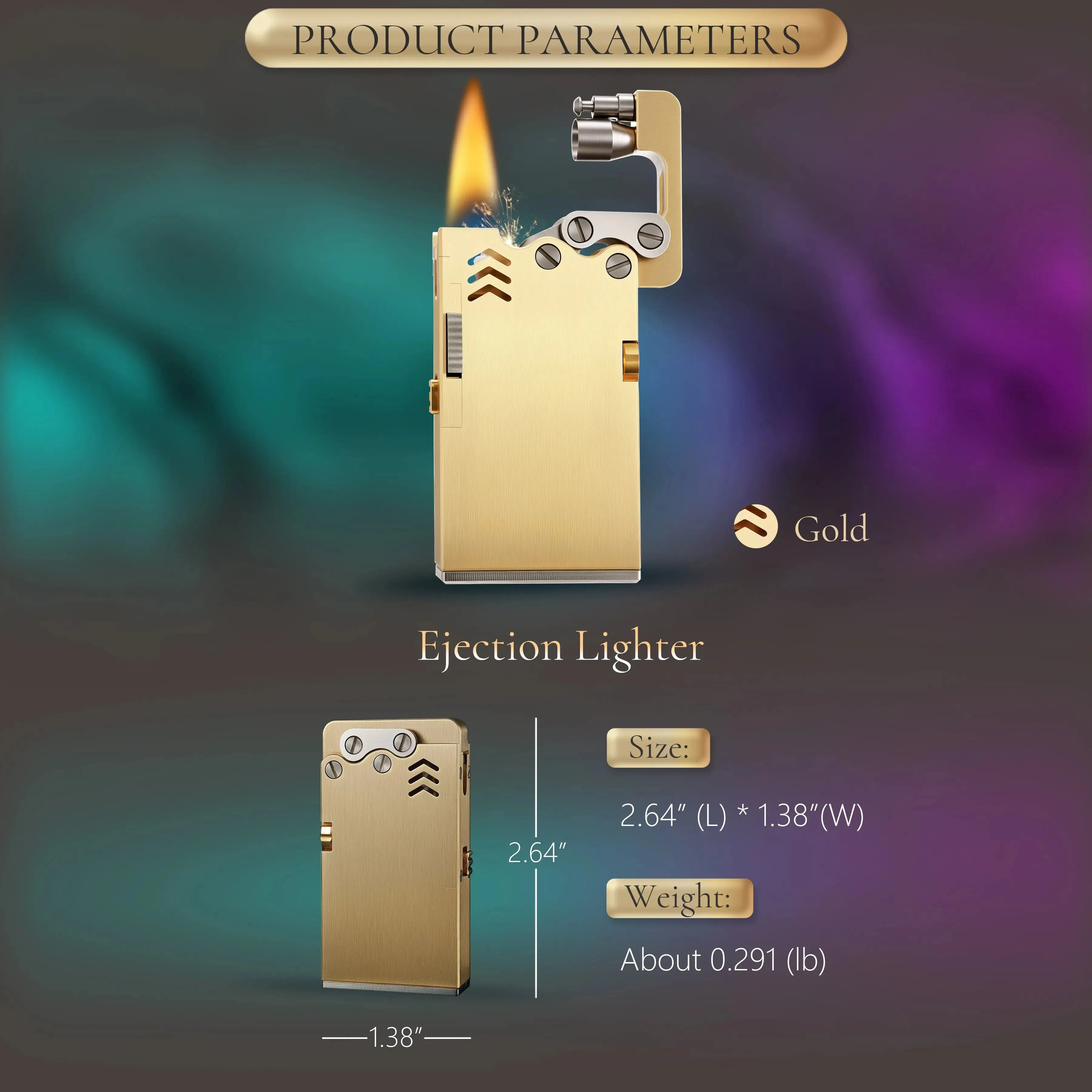 Ejection Lighter - Copper Color