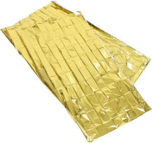 Emergency Blankets 10pcs Thermal Survival Blankets Reflective Waterproof for Camping Outdoor Cold Weather