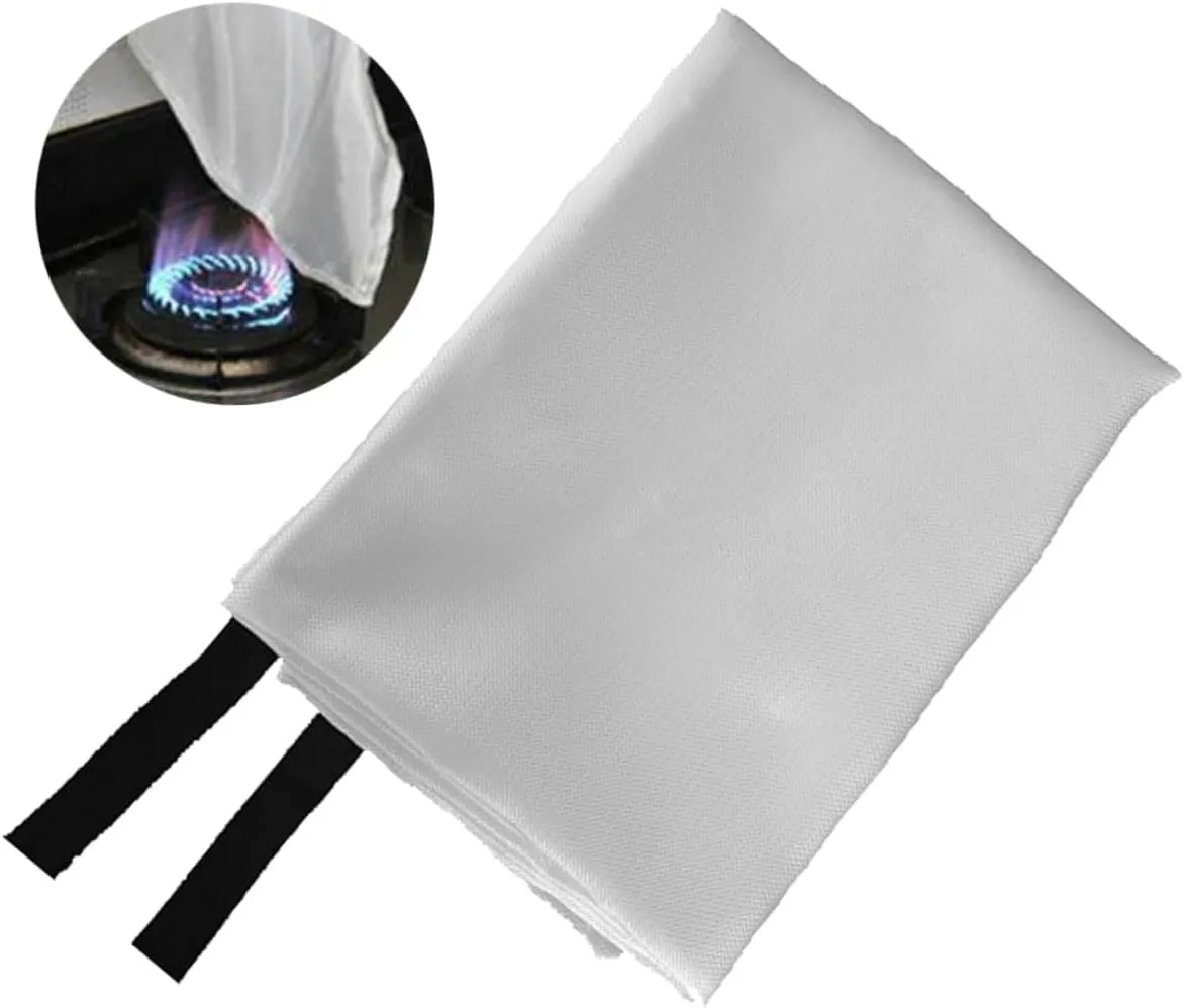 Emergency Fire Blanket Fiberglass Protection for Home Outdoor Heat Insulation Blanket