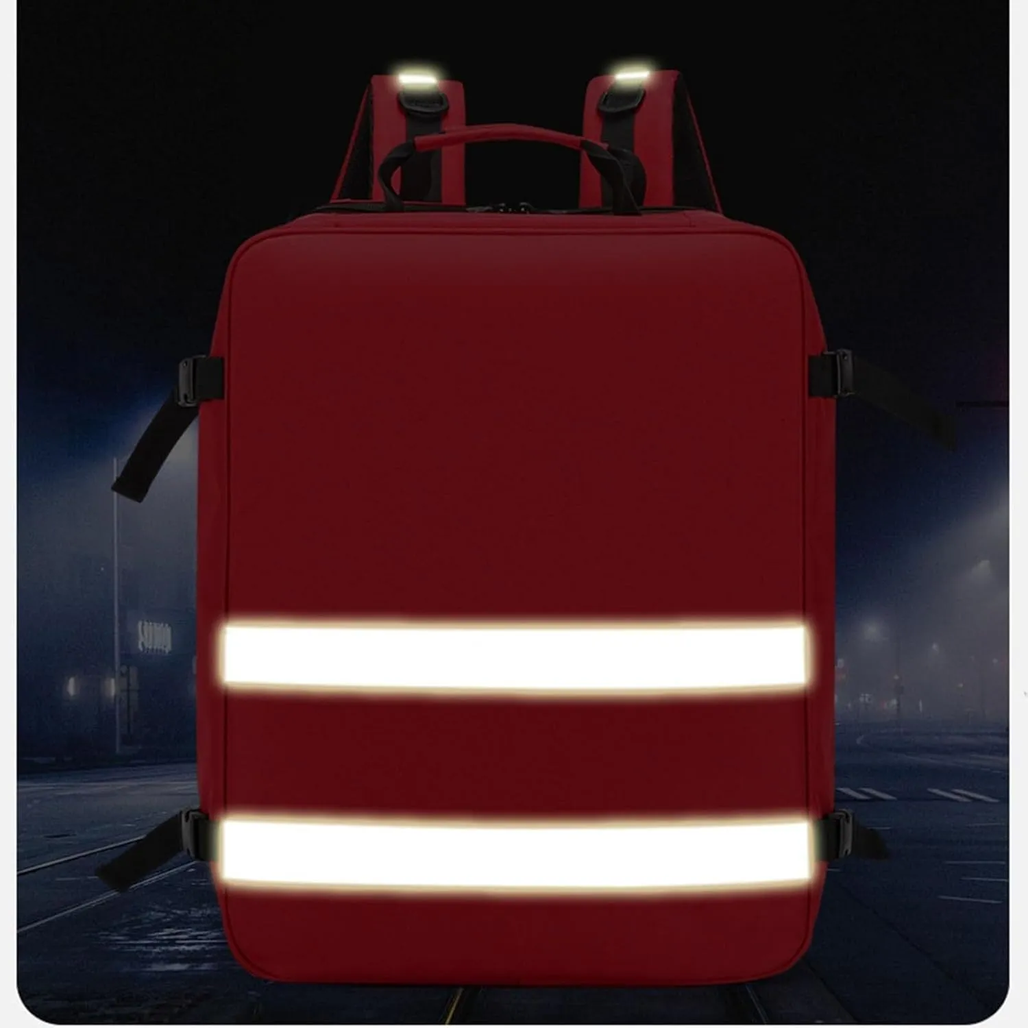 Emergency First Aid Backpack, Trauma Bag for Responders, Hiking, Camping, and Travel – Multi-Pocket Storage, Waterproof, High Visibility Reflectors
