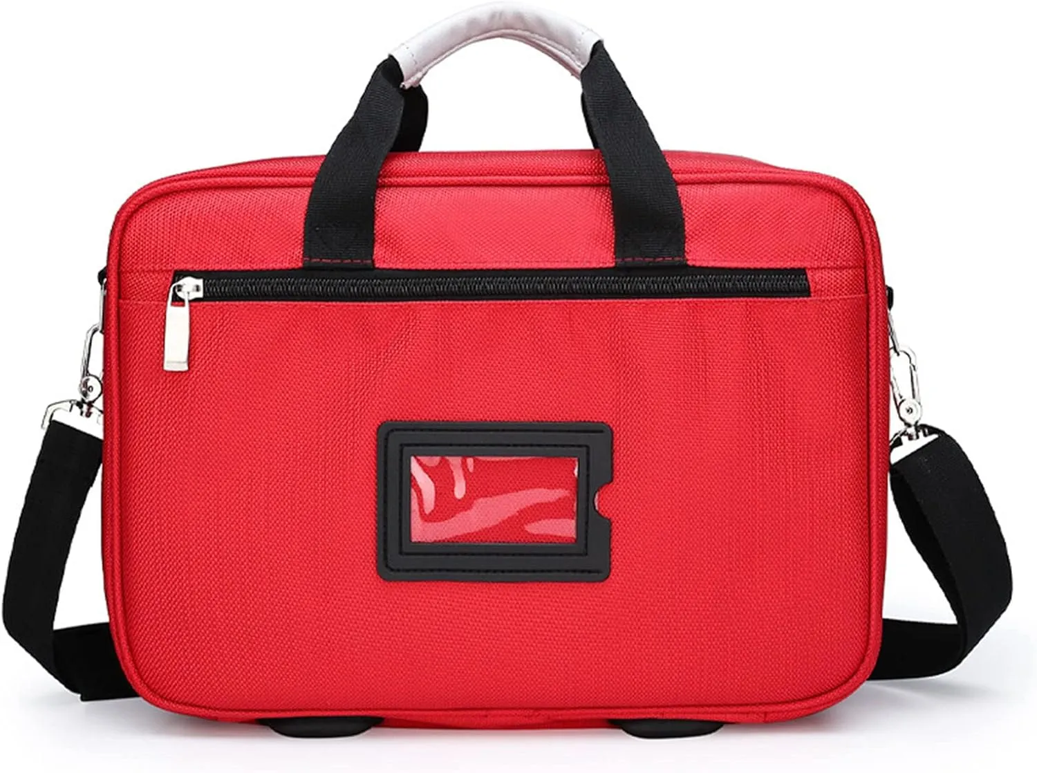 Emergency Shoulder Bag Empty, Trauma First Aid Kits Storage Bag, First Responder Bag with Handle for Home, Office, and Outdoor Adventures(Navy Blue)