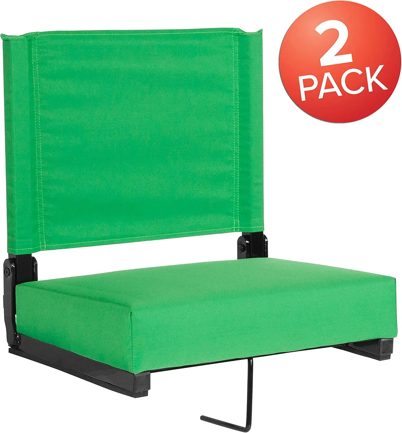 EMMA   OLIVER Lightweight Stadium Chair with Ultra-Padded Seat, 500 lb. Rated