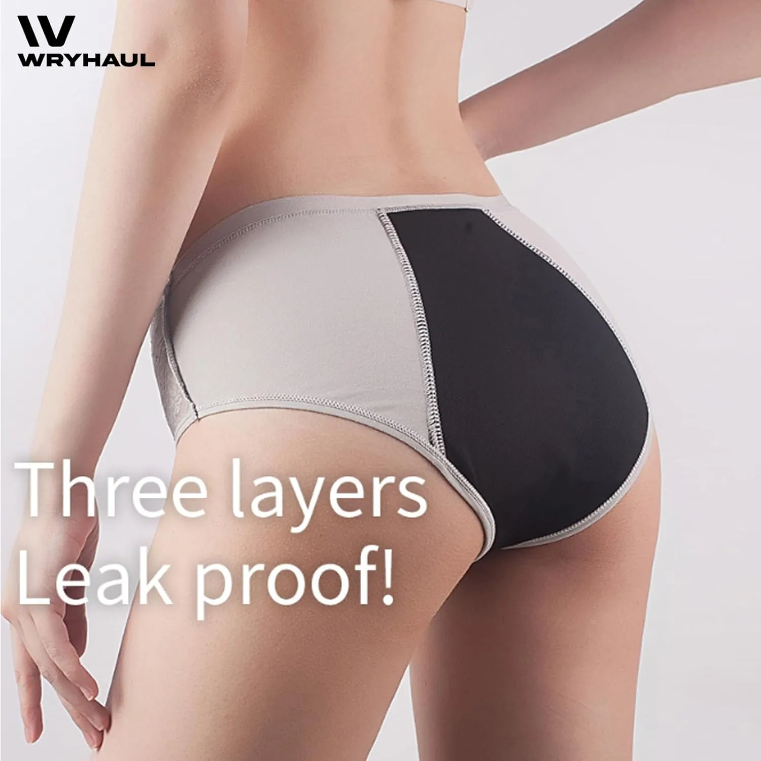 Evella Leak Proof Panties 3 Pack, Evella Leakproof Underwear Women Lace Three Layer Leakproof Underwear 55 