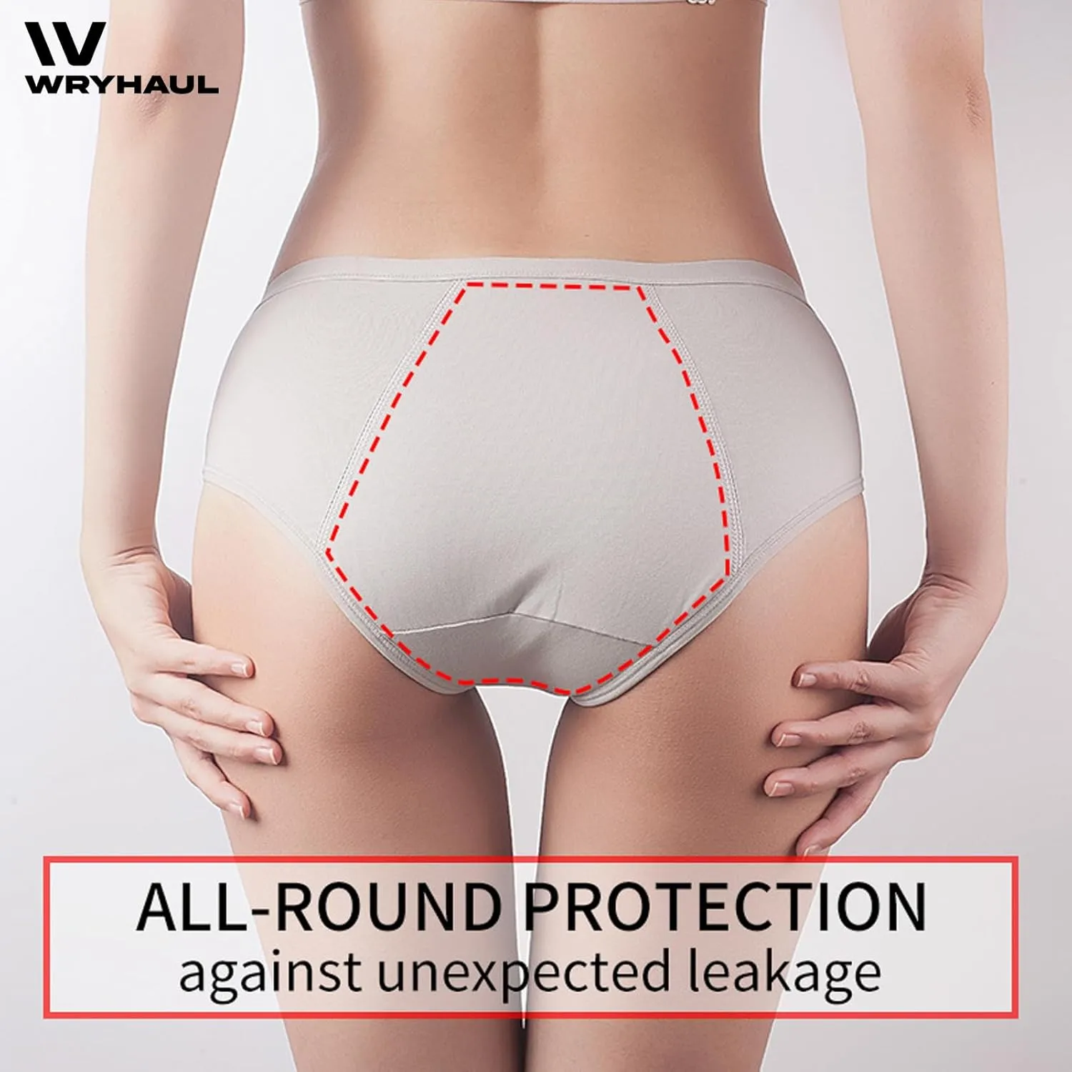 Evella Leak Proof Panties 3 Pack, Evella Leakproof Underwear Women Lace Three Layer Leakproof Underwear 55 