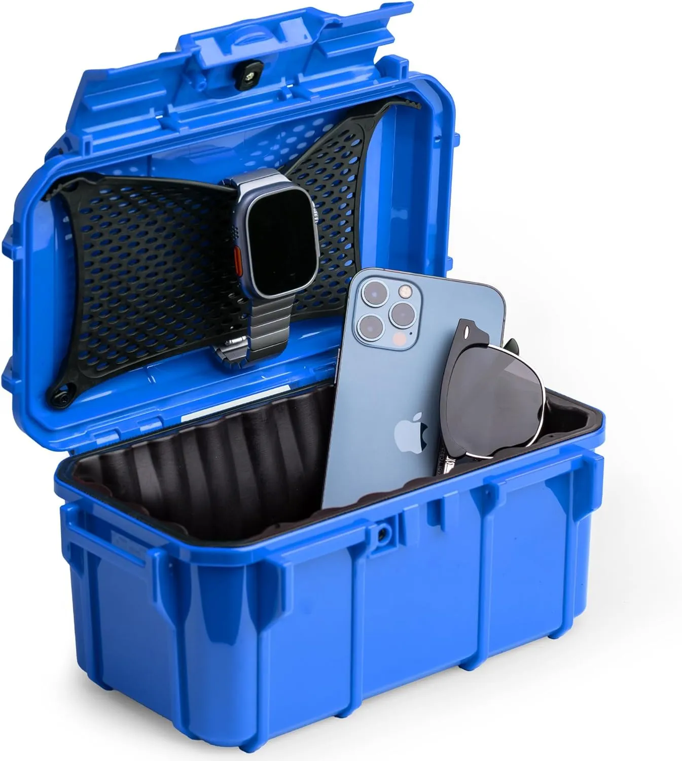 Evergreen 58 Waterproof Dry Box Protective Case - Travel Safe/Mil Spec/USA Made - for Cameras, Lenses, Phones, Pistols, First Aid, Boating, Water Sports, Tacklebox, Ammo Can, Deck Boxes