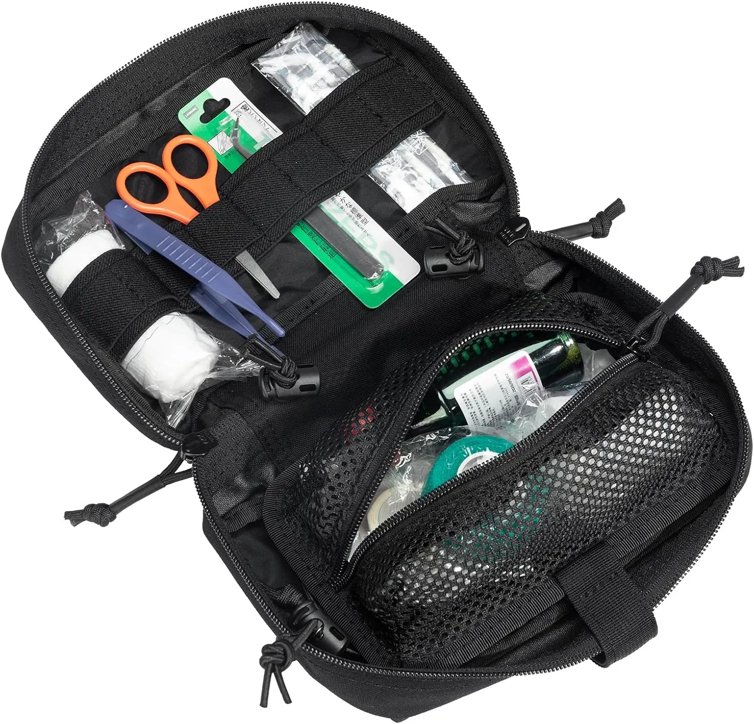 EXCELLENT ELITE SPANKER Tactical First Aid Pouch IFAK Rip Away Molle EMT Pouch Compact Admin Pouch Medical Utility Pouch Emergency Survival Kits for Tactical Vest,Backpack