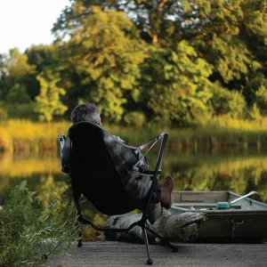Experience Unparalleled Comfort in the Outdoors: Premium Recliner Rocking Chair for Garden, Fishing, and Camping
