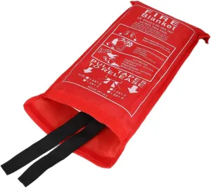 Fiberglass Emergency Blanket for Kitchen Cam Fireplace Grill Car 1m Can Re There No Blan Blanket Emergency Fiberglass (1mx1m)