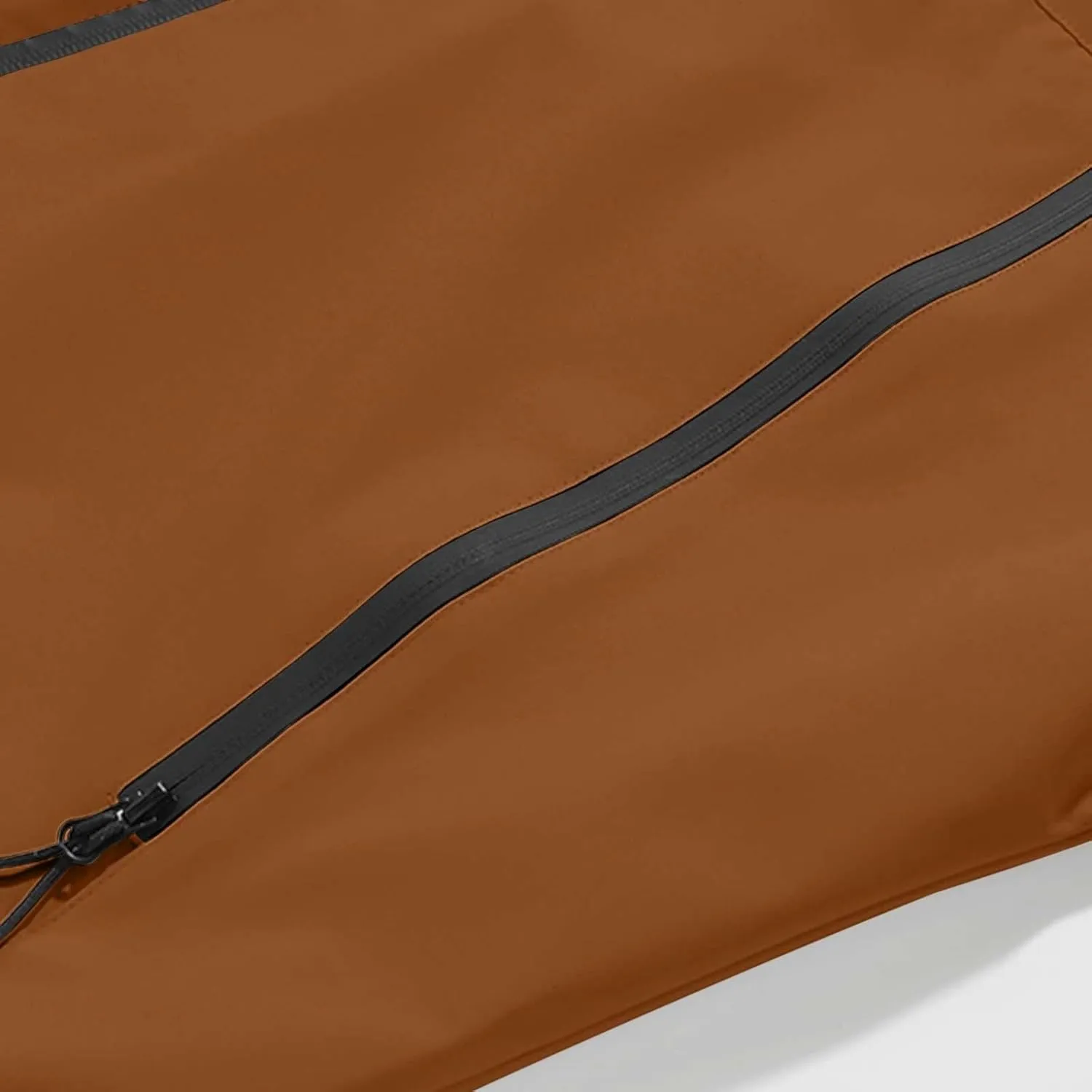 Finelylove Rain Jacket Men Waterproof Lightweight Outdoor Cargo Softshell Rain Coat Hooded Mountain Hiking Windbreaker