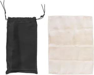 Fire Blanket | Glass Fiber Flame Retardant Blanket for Kitchen/Car/Office | 60 x 81cm Emergency Fire Blanket with Storage Bag | 550℃ High Temperature Protection