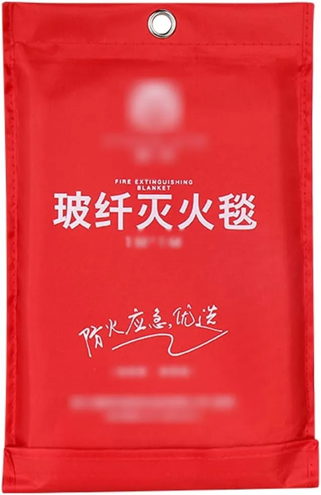 Fire Blanket Premium Fire Blanket Fiberglass Material Fireproof Blanket, Emergency Escape Survival Blanket, Professional Use of Welding Blankets, Multiple Choices (Color : Gold, Size : 39 * 39inches)