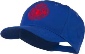 Fire Dept Maltese Cross Embroidered Cap